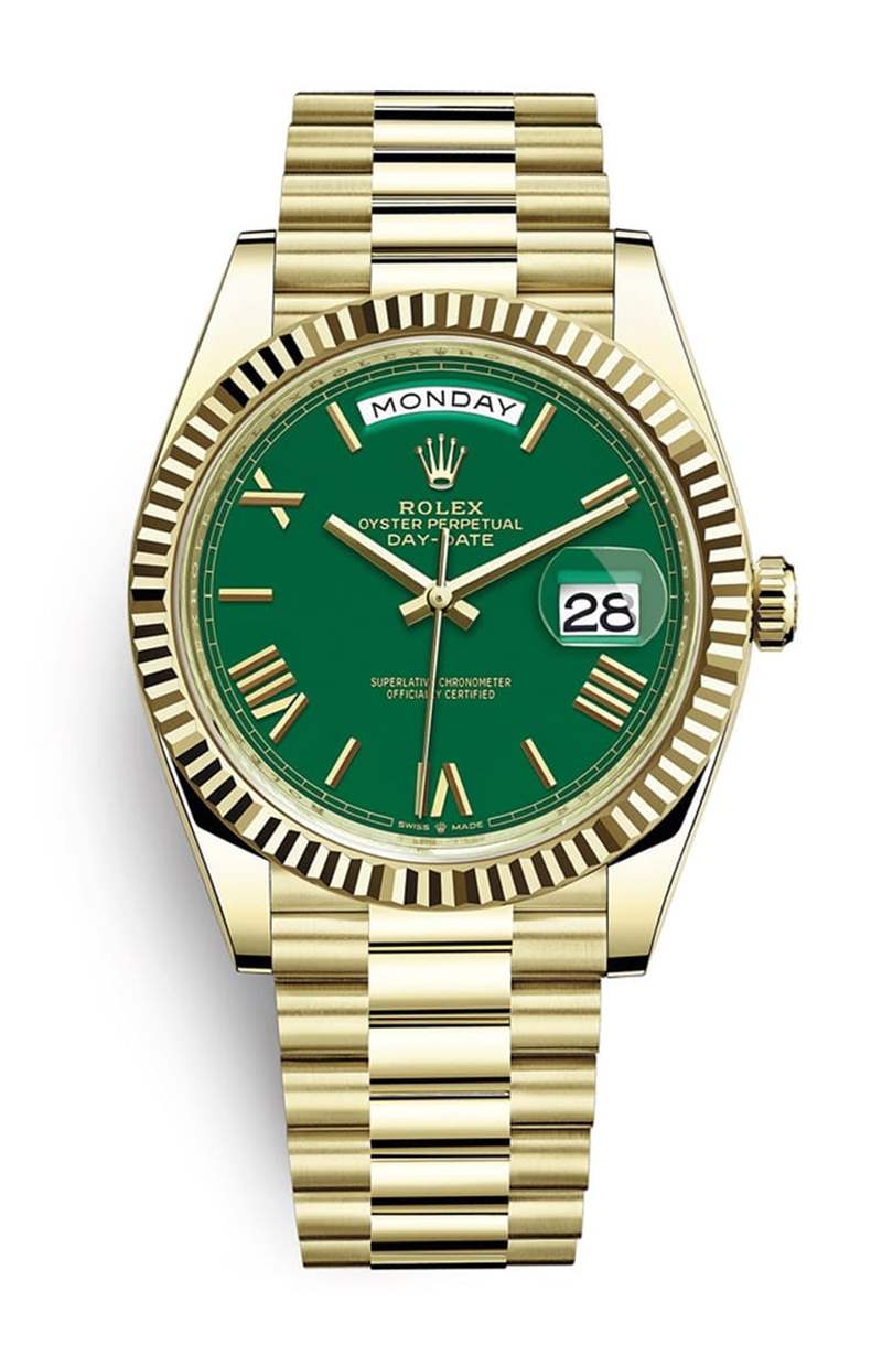 Day-Date 228238定價HKD 292,500，目前國外報價128,000歐元。（Rolex官網(wǎng)）