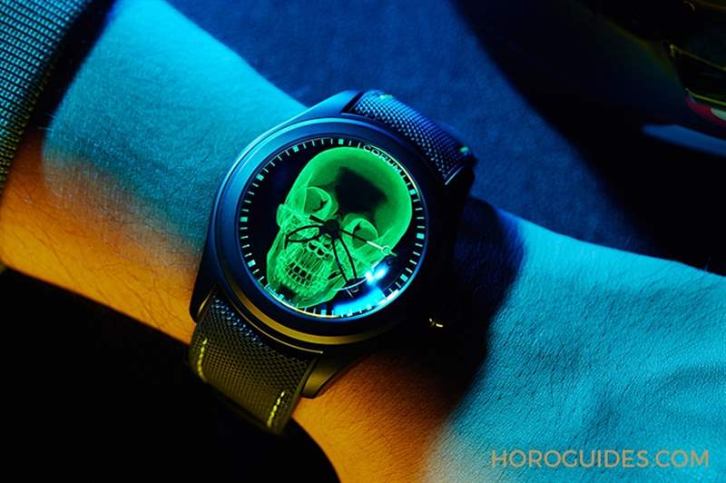 CORUM - 第二代登場，昆侖表Bubble 47 Skull X-Ray 泡泡系列骷髏頭腕表