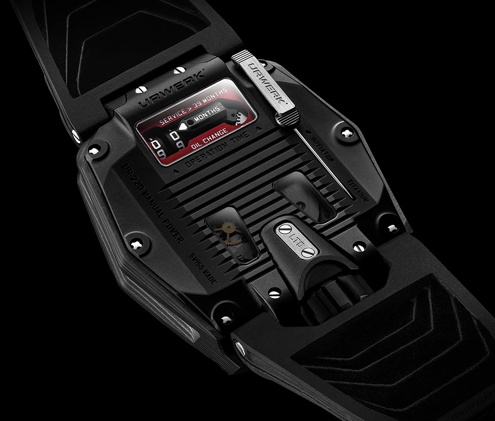 urwerk 您的 220 獵鷹項目底蓋