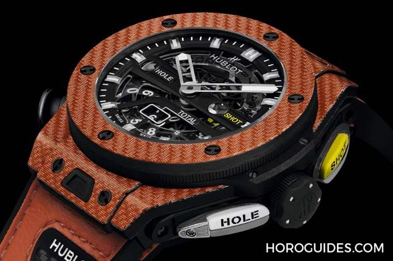 HUBLOT - 橘色、超輕量、可計(jì)桿數(shù)，Hublot Big Bang Unico高爾夫球表新色亮相