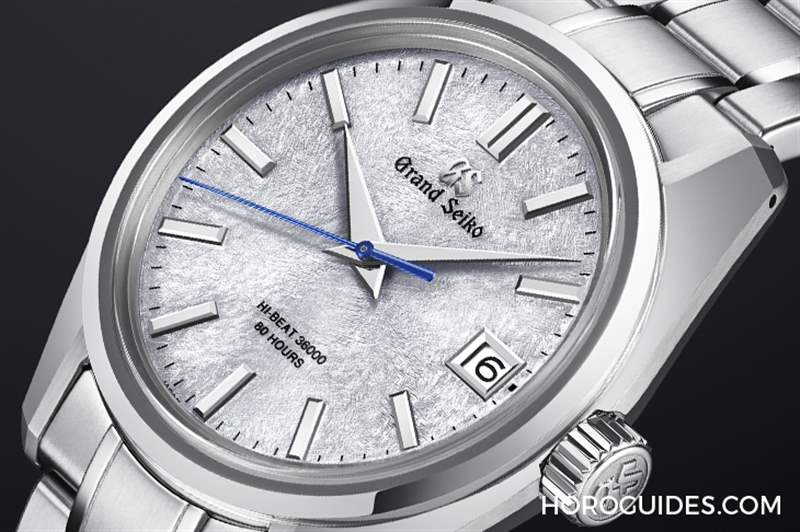 GRAND SEIKO - 淡藍面盤呈現巖手山「融雪」美景，Grand Seiko 44GS首款白鋼材質