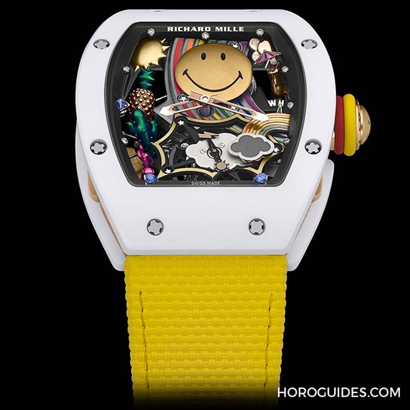 RICHARD MILLE - Richard Mille少見樂園化的一面！ RM 88 Smiley自動上鏈陀飛輪腕表